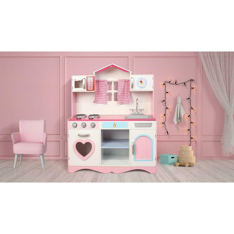 Javen Children Wooden Play Kitchen Set