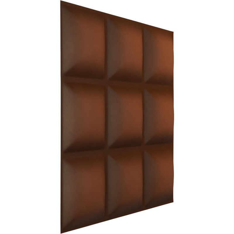 Panneau mural 3D classique EnduraWall, Rouille métallique vieillie universelle