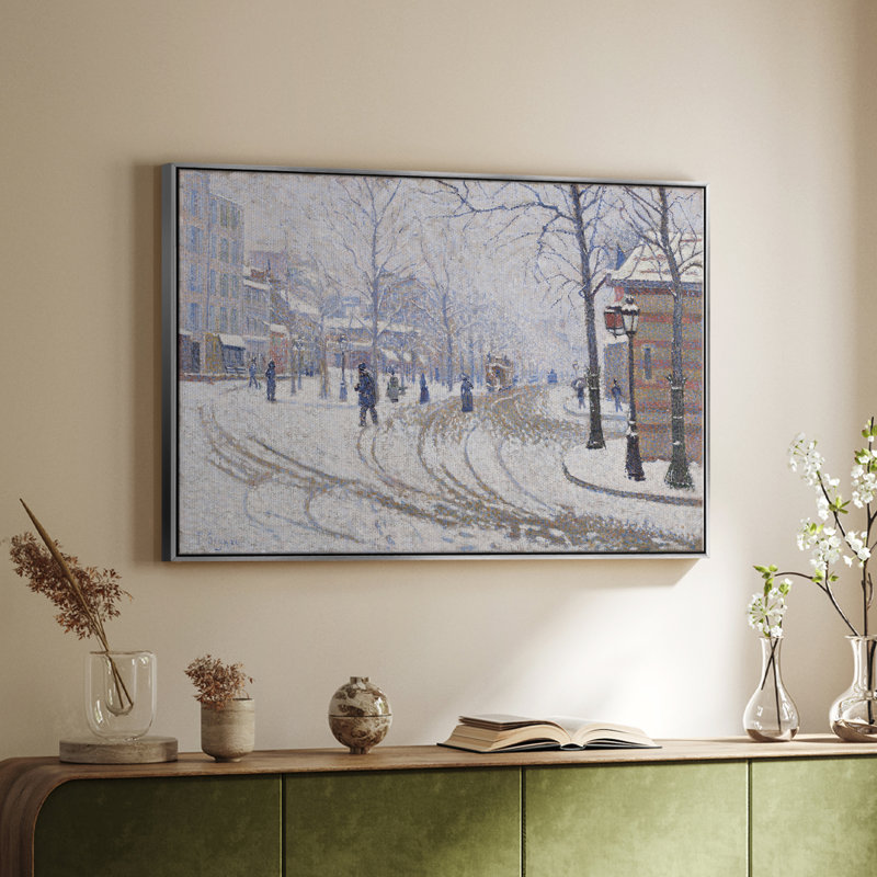 Paysage rétro - DVD, H 25 po x l 37 po x P 1,5 po, Toile tendue