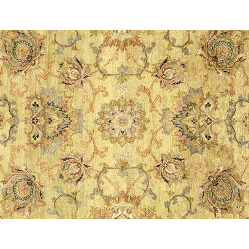 Tapis ivoire noué à la main de haute qualité