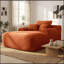 Chaise longue avec accoudoirs larges et coussins décoratifs-131221016