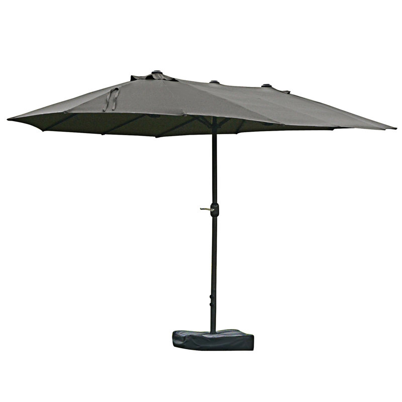 Parasol de patio extérieur avec base