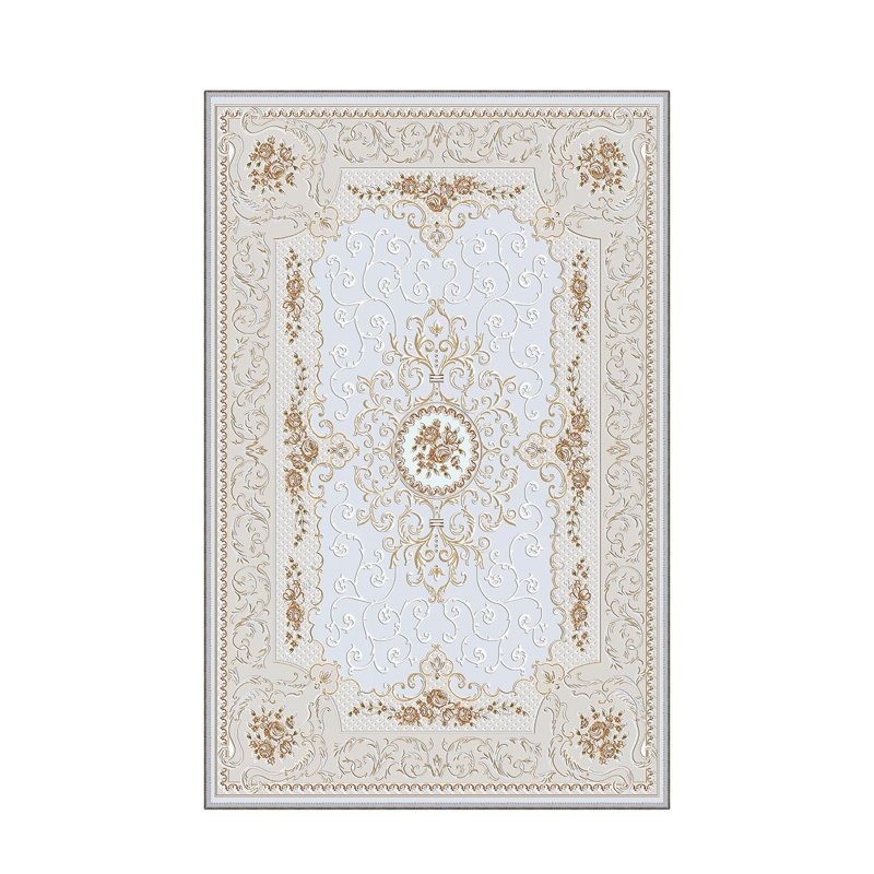 Stylish Hall Carpet 2.6 x 9.8 Feet - 100% Polyester, 0.04 in Pile Height | Antibacterial, Non-Slip PVC Felt Dot Underside | Machine Washable, 3D Digital Print | Perfect for Home Entryways & Living Spaces