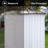 Metal Garden Sheds 8Ftx6ft Outdoor Storage Sheds White-121499151