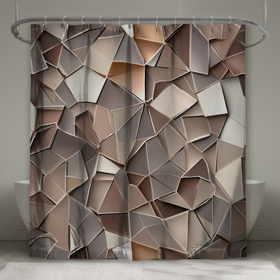 Rideaux de douche beige