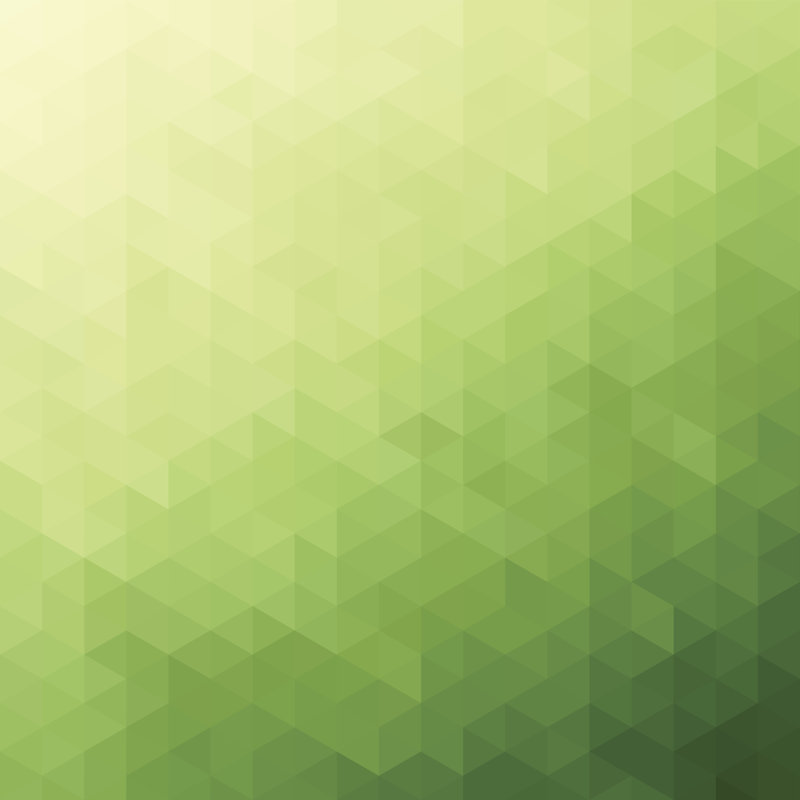 Tirrany, triangles verts abstraits par Epic11, H 12 po x l 12 po x P 1,25 po
