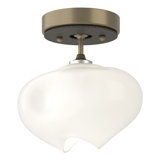 Ume Frosted Glass 1 - Light Semi Flush Mount