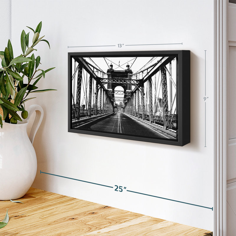 " BW Roebling Bridge ", 9" H x 13" W