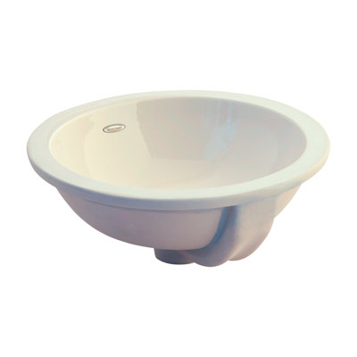American Standard Orbit 15.5'' Ceramic Circular Bathroom Sink with Overflow