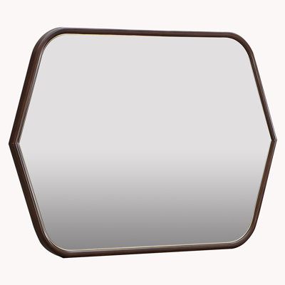 Houston Wall Mirror - Walnut