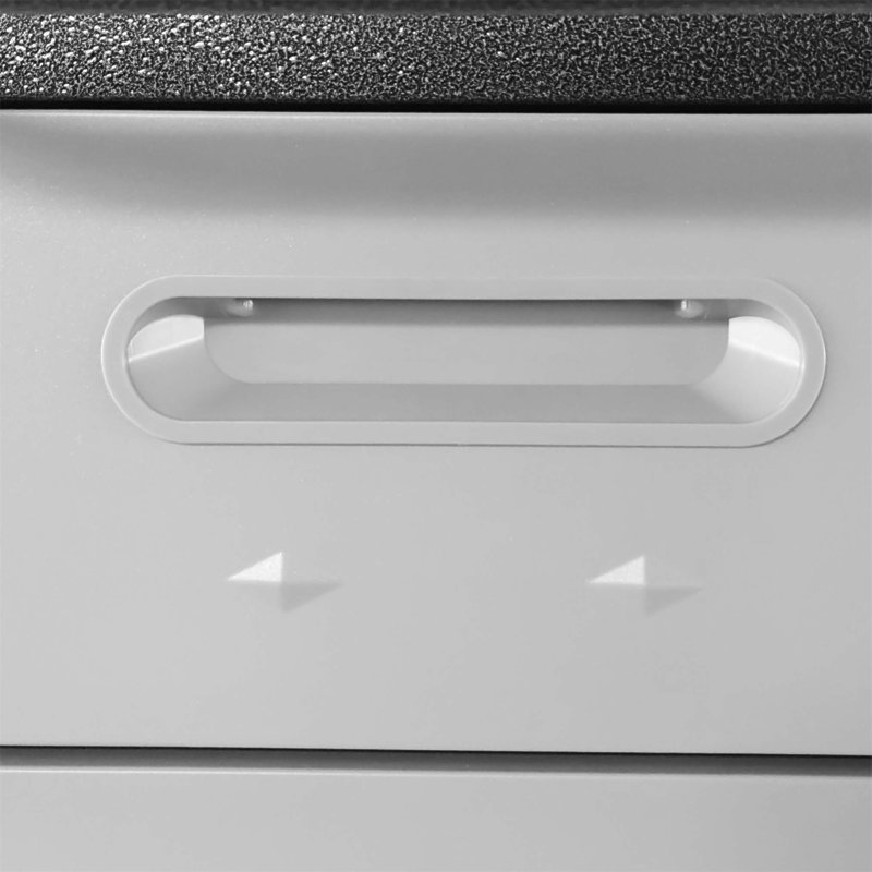 Armoire de rangement robuste en métal avec roulettes - Organisateur robuste pour le garage, le bureau et la maison, capacité de charge élevée