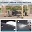 FXSGER Black Metal Hardware for Pergola