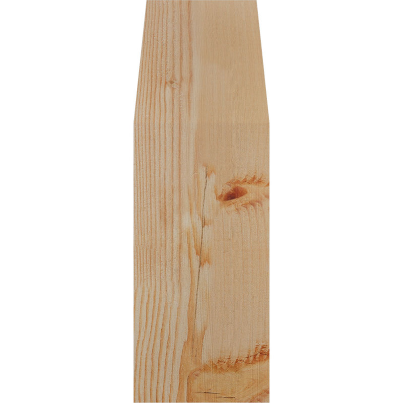 Attelle de genou traditionnelle, H 18 po x l 5,5 po x P 10 po, Douglas (lisse)