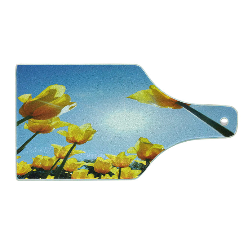 Planche à découper en verre trempé Ambesonne