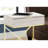 Accent Table with Chrome Metal X-Design Frame-741168664-764731456