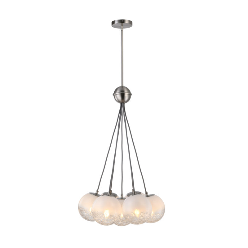 Moonlight Pendant - Satin Nickel - 7-Light, 7