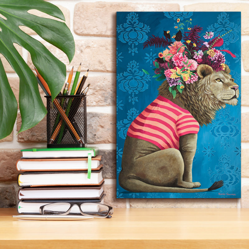  «Wally» par Heather Gauthier, art mural sur toile, 12 po x 18 po