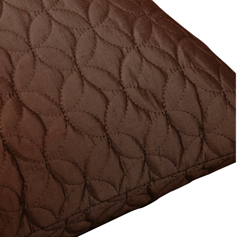Square Cushion Cover, Coffee, 45.7cm x 45.7cm