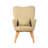 Clarksdale Upholstered Wingback Chair-1171210924
