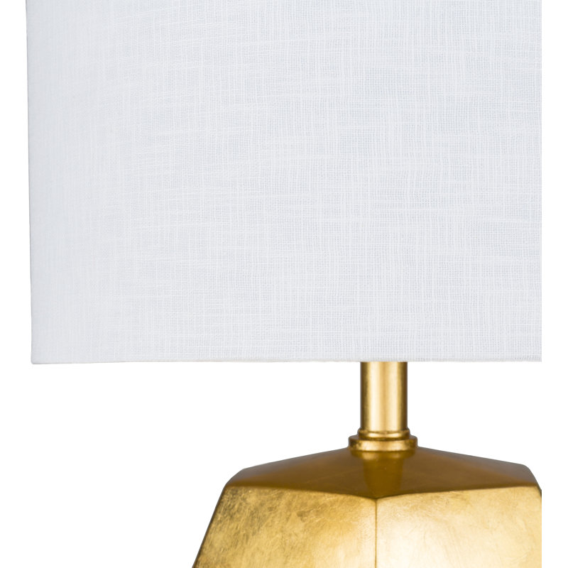 Broderick Resin Table Lamp, Gold