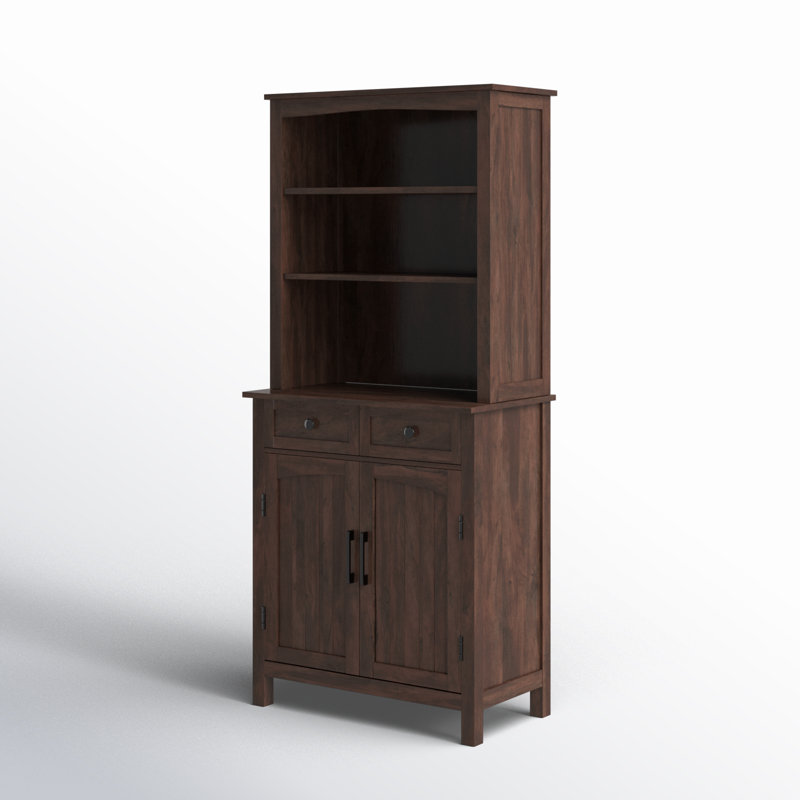 Arcadius Sideboard with Bar Hutch, Mahogany