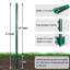 ZESTIE Green Metal Line Post-127380653