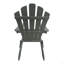 Chaise Adirondack d'extérieur ou d'intérieur en bois, pliable