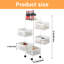 Carbon Steel 360 Degree Rotatable Trolley Storage Shelf-1893061845