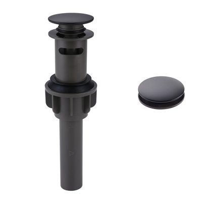 Pop-Up Bathroom Sink Drain with Overflow