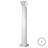 Endura-Stone Fluted Column Round Shaft Tapered Tuscan Base/Roman Corinthian Capital, Unsplit/Whole-69427049