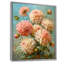 Dahlia rose rose vert été - décoration murale Dahlia-495130267-495130269