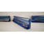Atmosphere 2 in. x 8 in. Iridescent Recycled Glass Handmade Trim Decorative Wall & Pool Tile