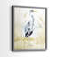 «Heron on the Coast I», reproduction encadrée de qualité supérieure - prête à être accrochée - aucun clou requis - aucun clou requis-622355763-622355766