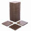 Paquet de 68 tuiles de terrasse à emboîtement en plastique de 11,42 po x 11,42 po - 61,60 pi.