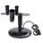 BYOOTIQUE 5-Hole Tabletop Blow Dryer Hair Iron Holder with 3 Outlets Salon Appliance Stand Hair Dryer Holder,3 Outlets,Hair Tool Organizer,Built for Stylist Straightener Supplies