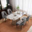 Chaise d'appoint rembourrée en velours (ensemble de 4)-980690602