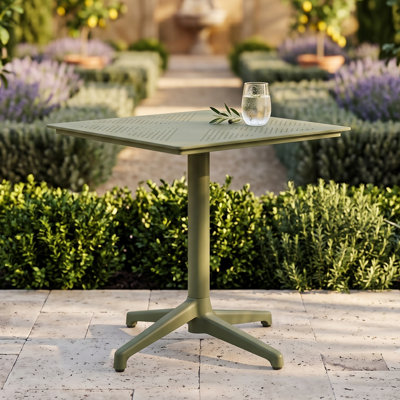 DANBY Square Folding Table Avocado Green