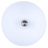 Raela 9 In. 1-Light 60-Watt Contemporary Matte White Flush Mount With Matte White Metal Shade Shade