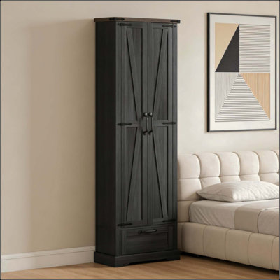 Elegant Living Room Storage Cabinet,Kitchen Storage Cabinet,Pantry Cabinet(Only Includes Cabinet)