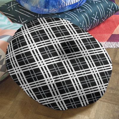 Plaid Reversible Throw Pillow
