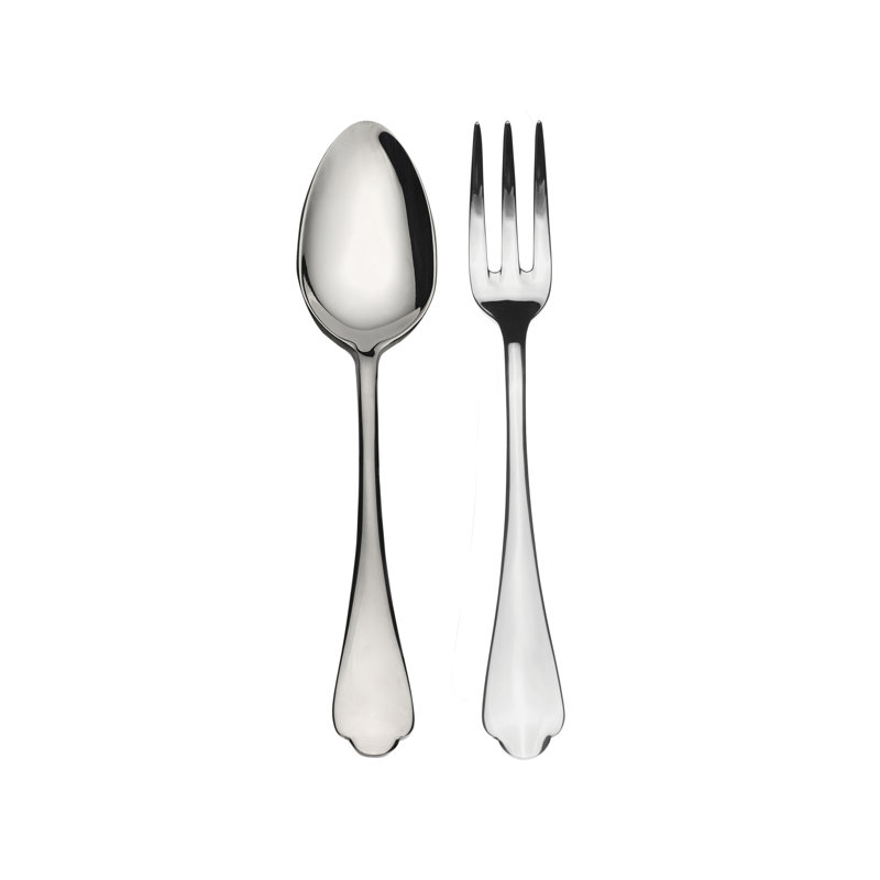 Ensemble de service (fourchette et cuillère) en acier inoxydable Dolce Vita