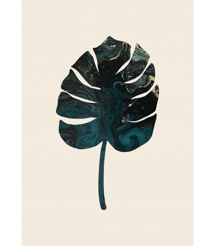 Monstera Canvas Print, 76.2 cm H x 50.8 cm W, Green