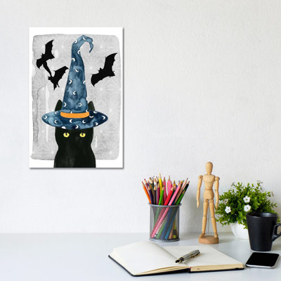 Black Cat I by Grace Popp - Wrapped Canvas Print