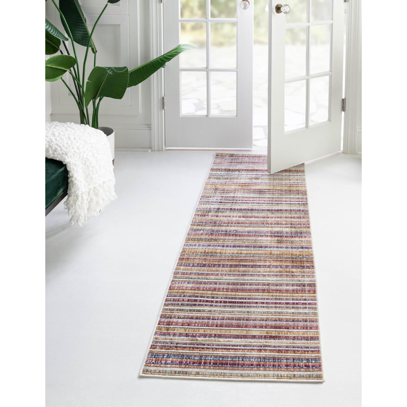 Tapis de couloir contemporain Amiliya, Tapis de couloir 2 pi x 8 pi