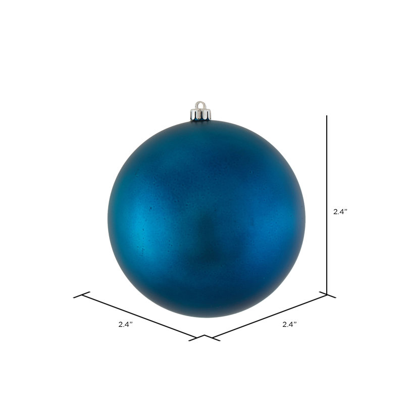 Boule incassable 2 po, Bleu mer mat