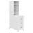 Versatile End Table with Multiple Storage Options and Stylish Design for Bedroom and Corner-39065695