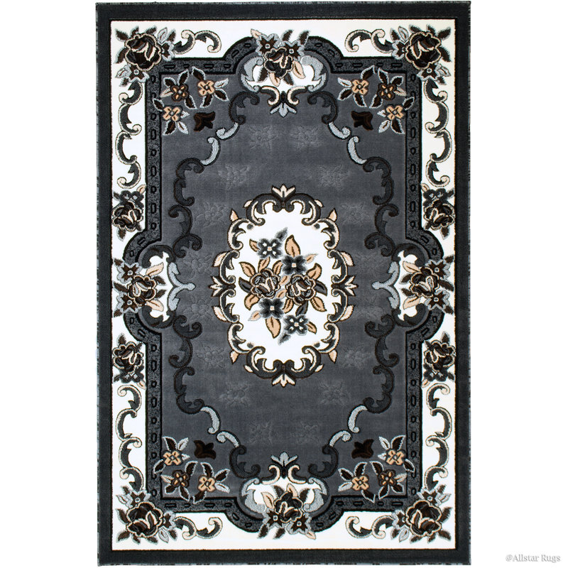 Andrews Floral Indoor Rug, 5'2" x 7'2"