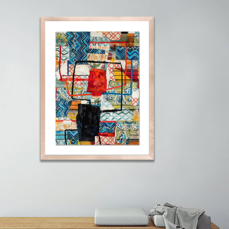 Xanadu Print by Brad Ellis, 40" H x 31" W x 2.5" D, Natural