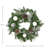 20 " Handmade Mixed Greenery Wreath