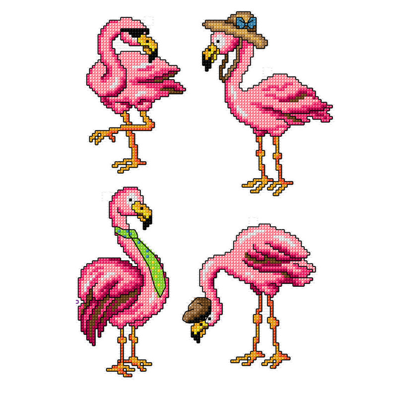 Flamingo 201CS Counted Cross-Stitch Kit
